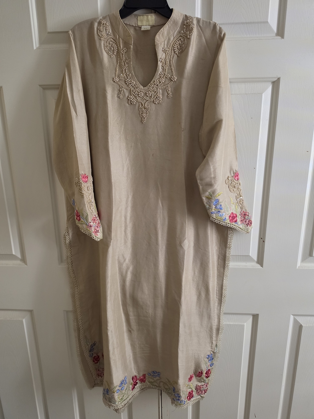 3 Piece ORIGINAL Farah Talib Aziz Embroidered  Dress